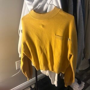 Vans Mustard Yellow Women's Crew Neck Sweater